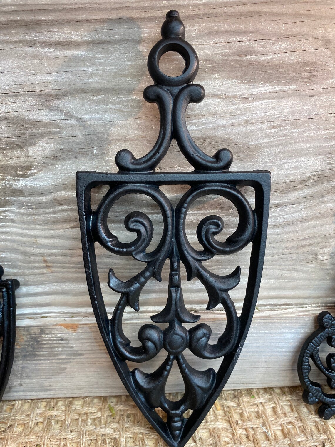 Cast Iron Wilton Trivets Set of 3 Etsy