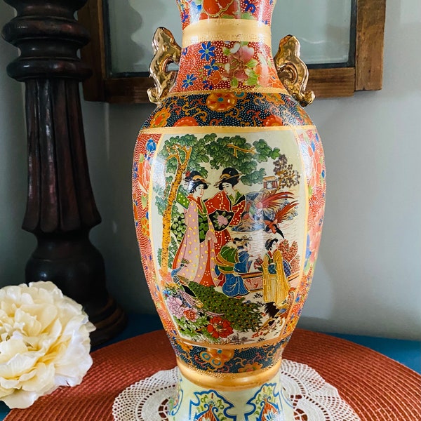Large Oriental Porcelain Vase