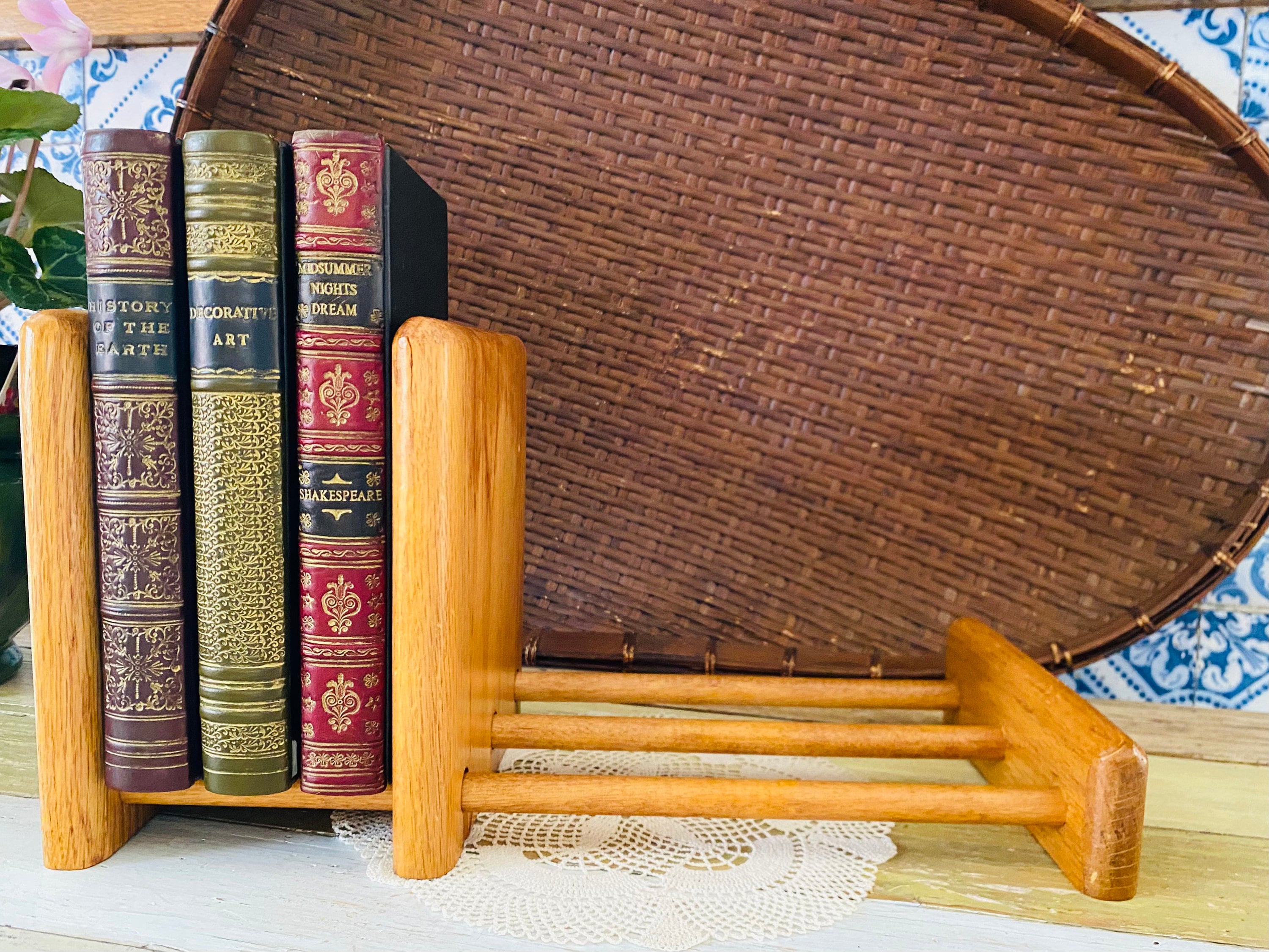 Vintage Wooden Adjustable Book Stand/ Rack - Etsy