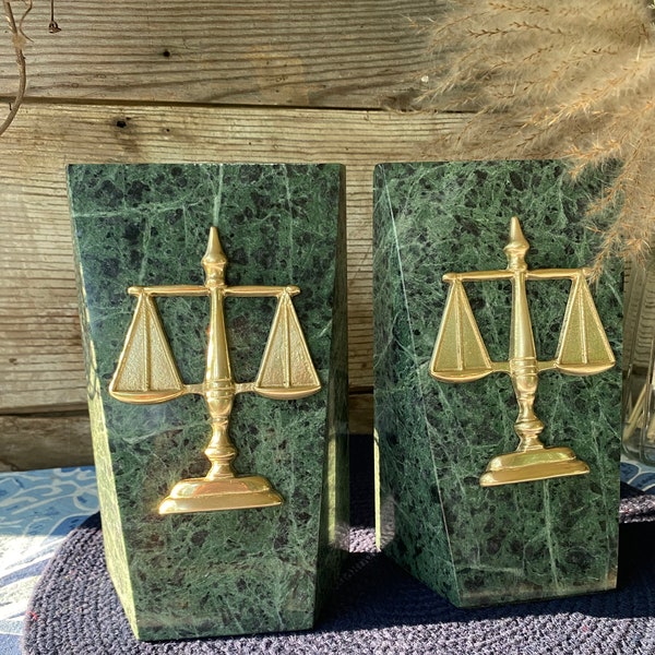 Marble Bookends Etsy