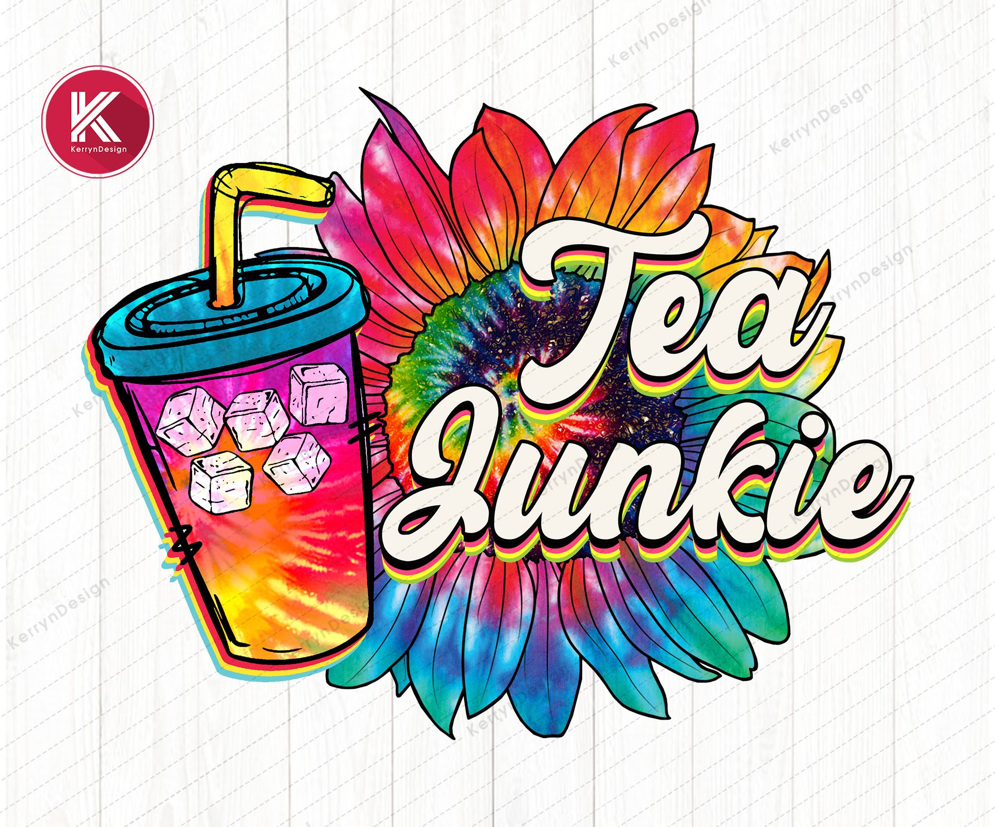 Tea Junkie Loaded Tea png Loaded Tea Print Tea Junkie Png Etsy