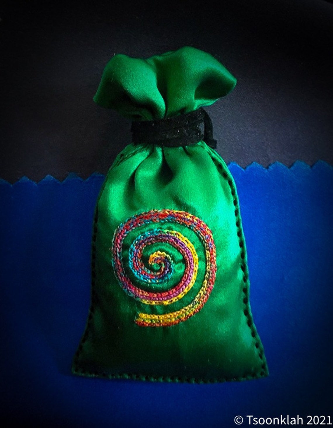 Custom Made Silk Native American Shaman Medicine Bag Etsy
