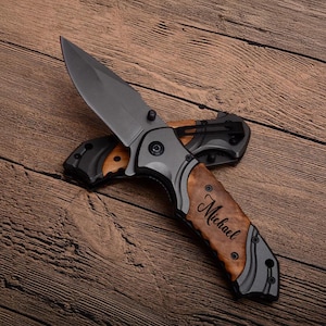 Coltellino tascabile personalizzato per lo sposo, coltelli per lo sposo, coltello per lo sposo inciso, regalo per lo sposo, proposta di matrimonio per lo sposo, coltello personalizzato