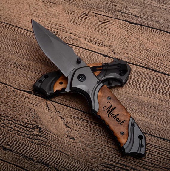 Personalized Pocket Knife for Groomsmen, Groomsmen Knives, Engraved Groomsman Knife, Groomsmen Gift, Groomsmen Proposal, Personalized Knife