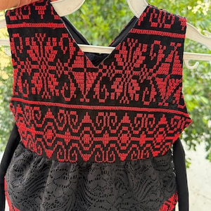 Kids Palestinian Embroidered Dress: Tatreez HeritageThobe