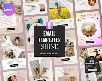 Canva Editable Email Templates: Small Business Marketing (Digital Download)
