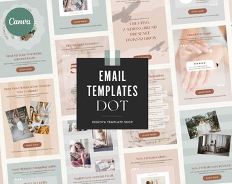 Canva Email Templates: 30 Marketing Layouts (Digital Download)