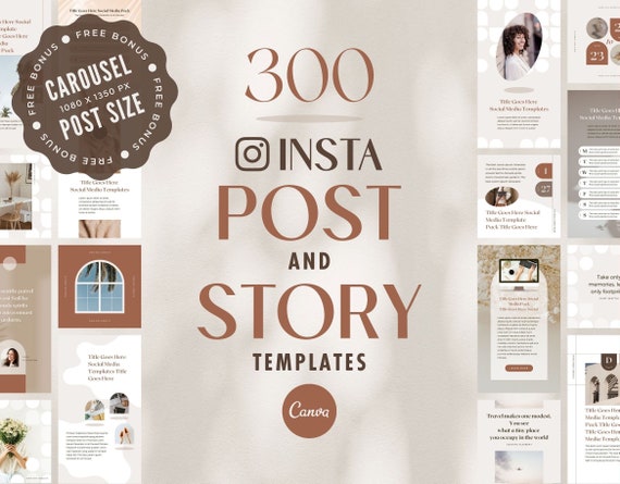 Instagram Template Canva Post Story Shadow Reel Cover Pinterest Animated  Social Media Pack Quotes, Notification, CTA -  Canada