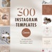 see more listings in the Instagram Template section