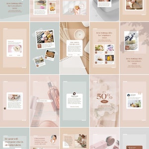 Instagram Template Canva Story Dot - Social Media Pinterest Branding Animated Creator Pack - Quotes, Notification, CTA