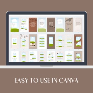 Instagram Template Canva Post Story - Clean Minimum Carousel Social Media Animated Pack - Quotes, Notification, CTA