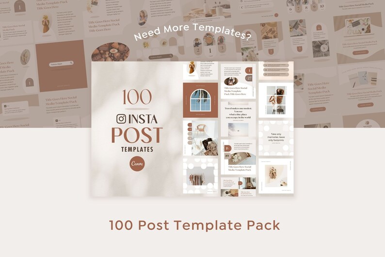 Instagram Template Canva Carousel Post Shadow B Clean Minimum Animated IG Social Media Pack image 9
