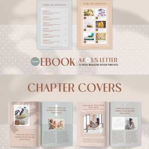 eBook Template Canva Polka Dot - A4 US Letter Magazine Design Cover Lead magnet Coaching Pack