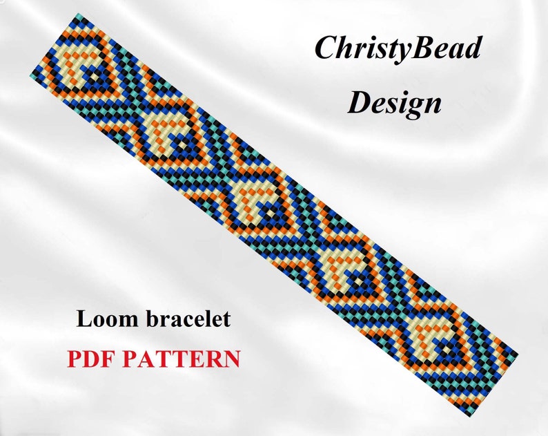 Loom Bracelet Pattern Bead Loom Pattern Loom Pattern Etsy
