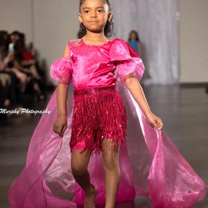girls fun fashion pageant outfit runway wear