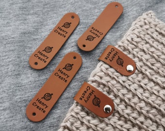 Personalised Handmade Tags, Custom Crochet Tags, Fabric Label for Hand –  Henry Design Studio