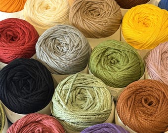 Pure Cotton Yarn 100g – Thick 10-Ply Craft Yarn for Crochet, Knit & Amigurumi