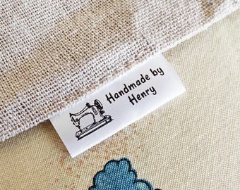 Customized Sewing Labels, Personalized Labels for Handmade Items, Washable and Soft Labels