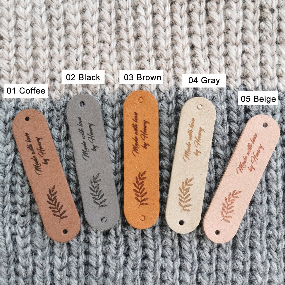 Custom Crochet Labels, Tag for Handmade Item, Custom Knitting Label ...