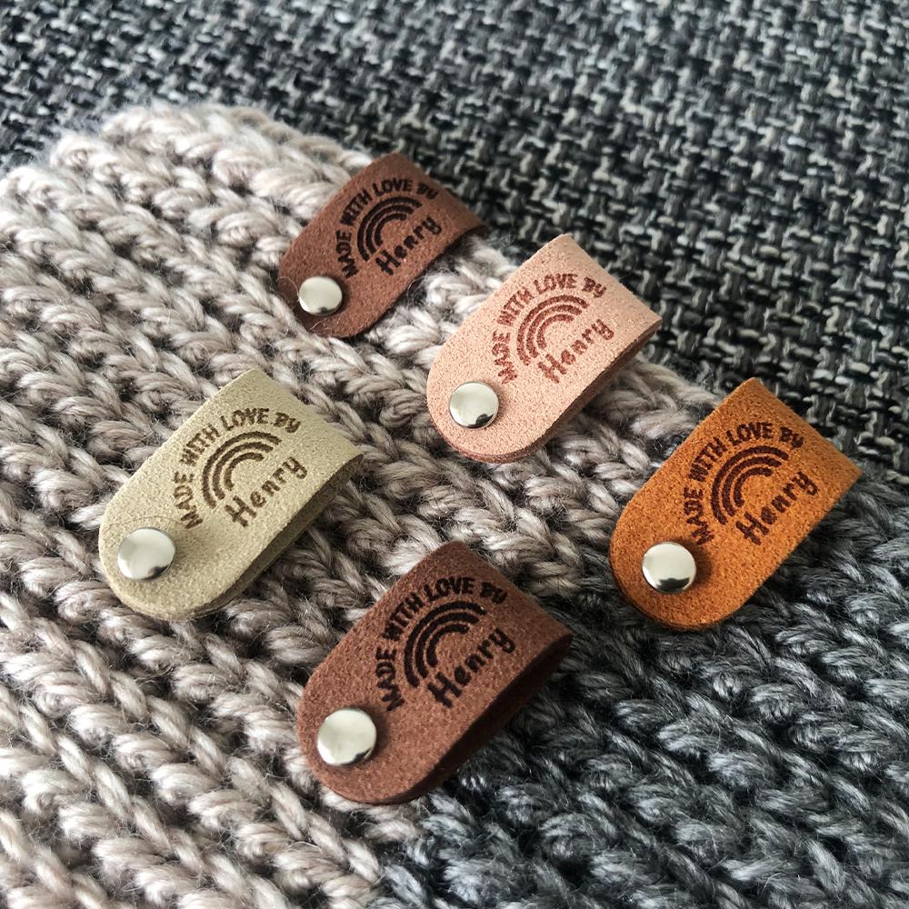 Aust R Tag Custom Labels for Crochet, Tags for Knitting, Made With Love ...