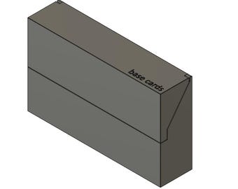Dominion Base Cards Storage Box - STL Files - Sleeved