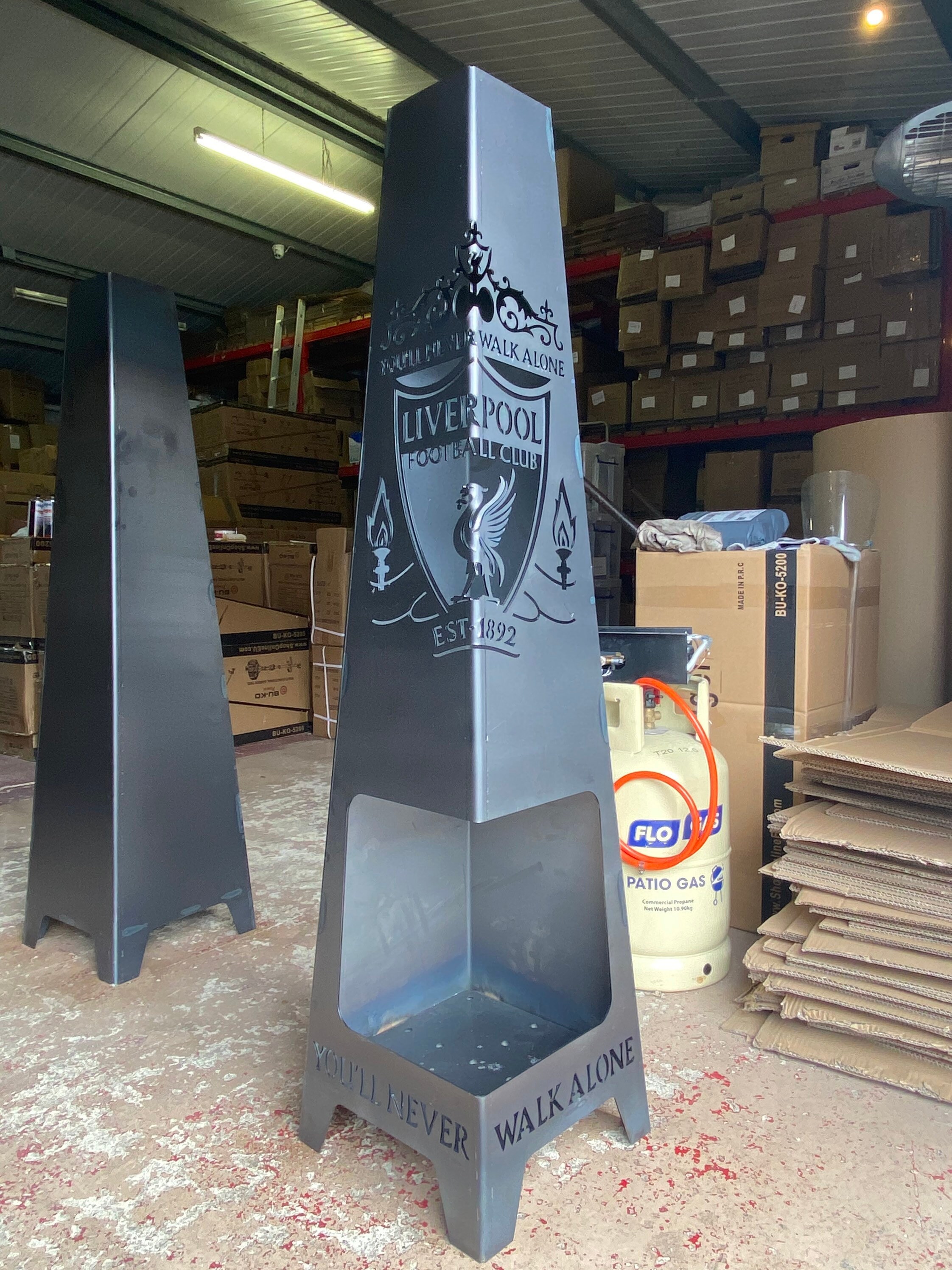 Liverpool fc fire pit chimenea large firepit log burner Etsy