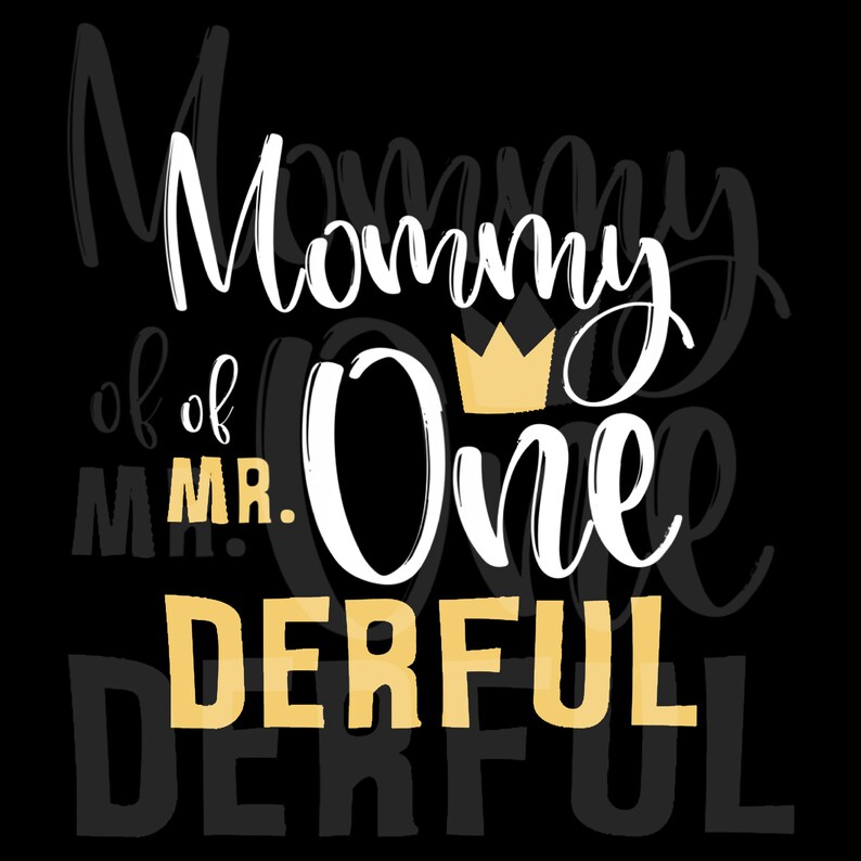 Womens Mommy Of Mr Onederful 1st Birthday First One Derful Matching Png File Download Prints Digital Prints Safarni Org