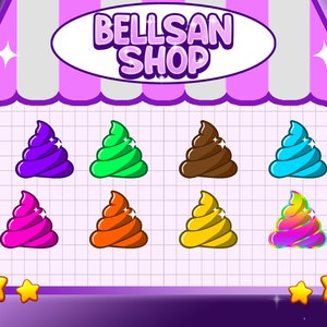 Twitch Poop Sub-badges / Bit-badges