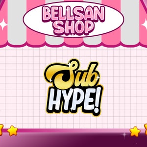 Twitch Emote- SUB HYPE