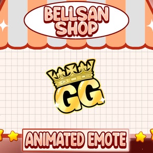 EMOTE ANIMATED - GG / twich emote