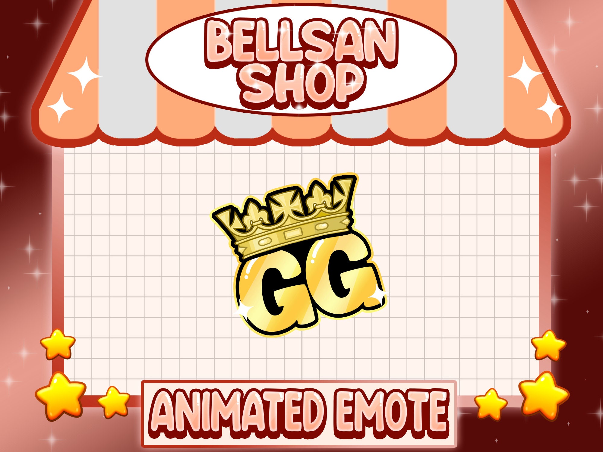 EMOTE ANIMATED GG / Twich Emote - Etsy