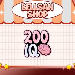Twitch Emote 200 iq | smart Emote | Discord Emote | iq Emote | Sub Emote | Streamer Emote | Emote for twitch