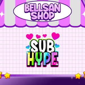 TWITCH EMOTE - Sub Hype
