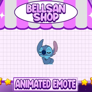 Animated Stitch Emote for Twitch/Discord (Instant Download)