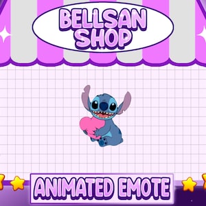 ANIMATED STITCH EMOTE / Twitch emote