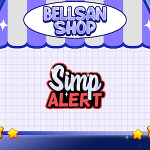 Twitch Emote- SIMP ALERT