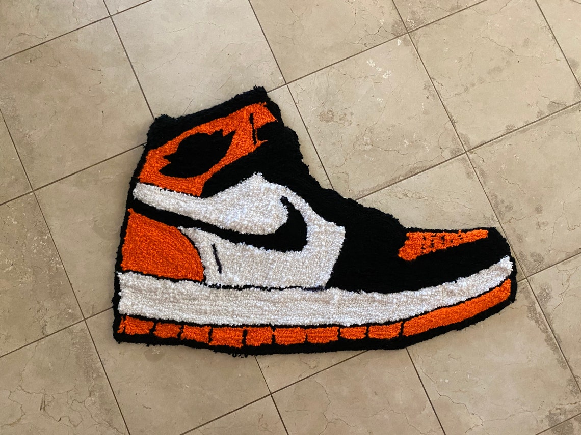 Nike Air Jordan 1 Rug Etsy