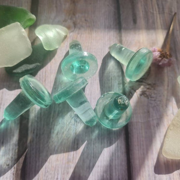 Antique Glass Bottle Stoppers Etsy