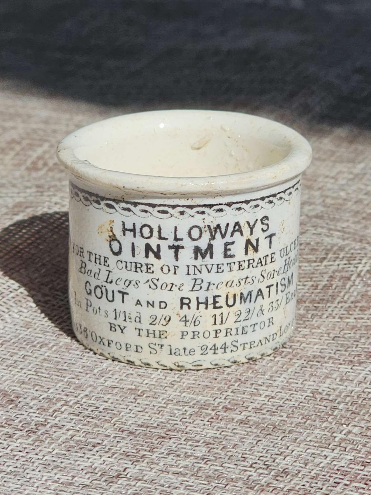 Antique Ointment Pot - Etsy