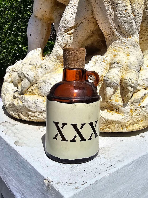 Vintage Avon Little Brown Jug Bottle: Deep Woods After Shave