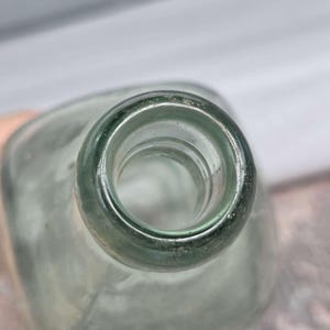 Huge 1800s WALKER'S WHiSKY * JOHNNIE WALKER Bottle * Antique Large Aqua Liquor Bottle for Man Cave * Bar Decor * Dad Gift image 8