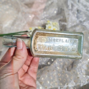 Antieke PIJNBALSEM VAN DE CHAMBERLAIN - Een origineel product! | Vintage apothekersfles Quack Medicine
