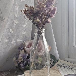 Vintage Milk Bottle 1 Pint | Collectable | Posy Vase | Country Decor Old Milk Bottle