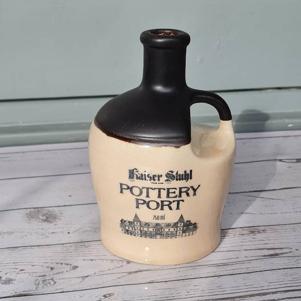 VINTAGE ELISCHER POTTERY Kaiser Stuhl Barossa Valley Pottery Port Jug | Vintage Australian Jug | Empty Ceramic Glazed Pottery Jug