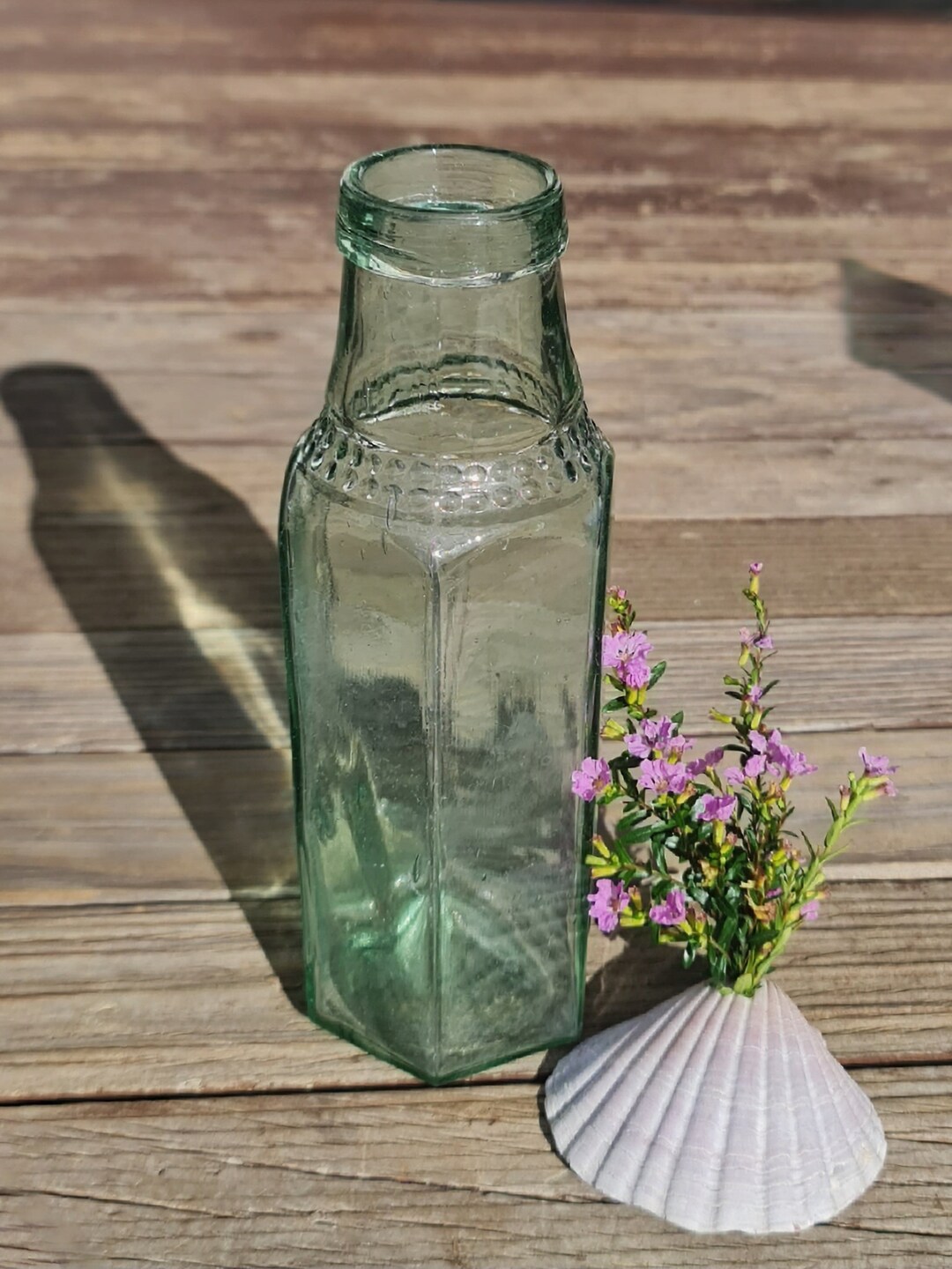 STUNNING 1800s Pickle JAR Antique Aqua Green Glass Jar With Etsy