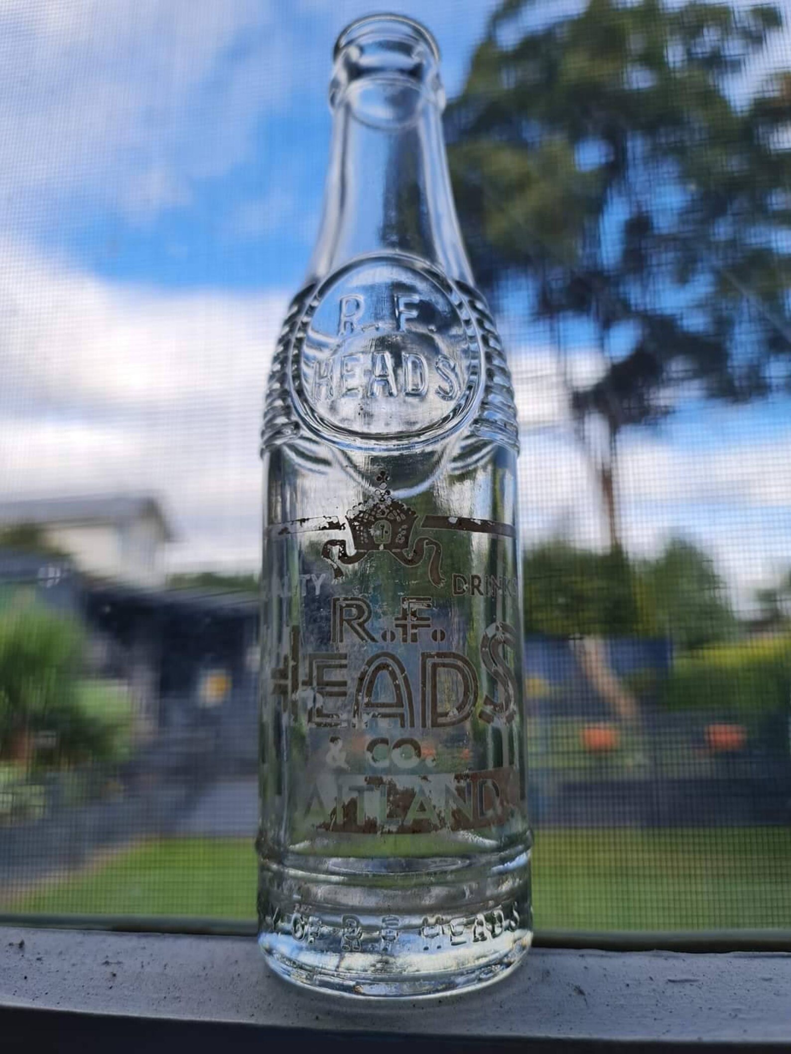 Vintage Cordial Bottle R.F HEADS & Co Maitland NSW 7 fl Etsy