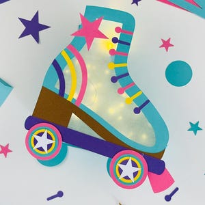 Roller skate lantern craft template / PDF SVG DXF plotter file Make a lantern St. Martin craft without a plotter / with craft instructions / Party