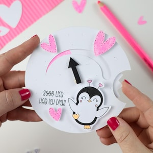 Modelo de cartão de dia dos namorados "Eu te amo tanto" - svg e dxf para plotter - pdf para impressora