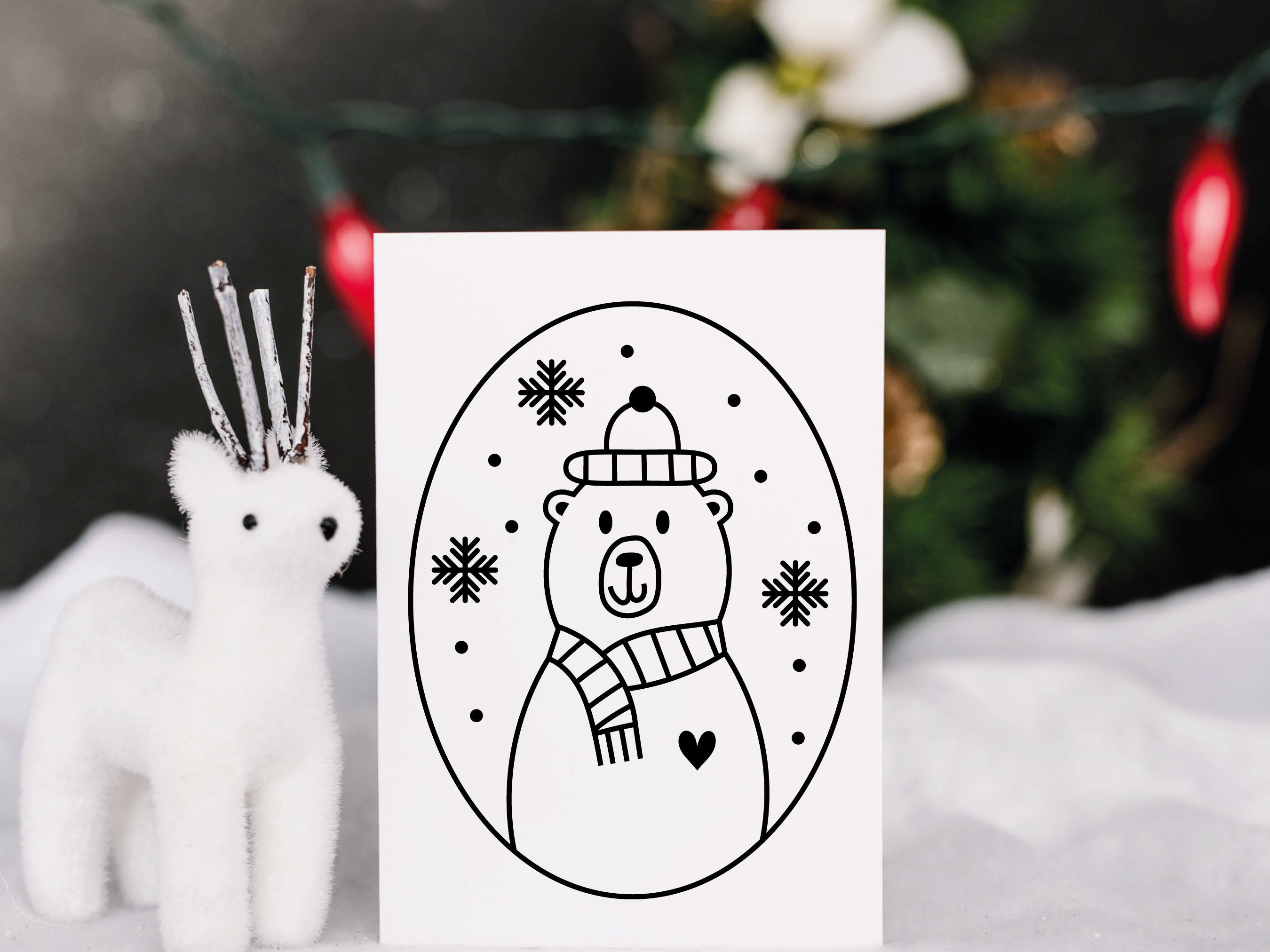 Polar Bear Svg File / Svg Download / Cricut / Christmas Card / Plotting ...
