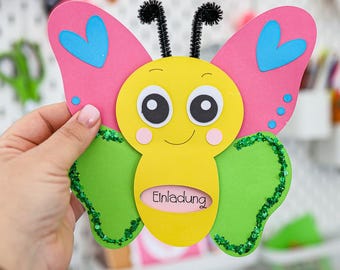 Butterfly Birthday Invitation